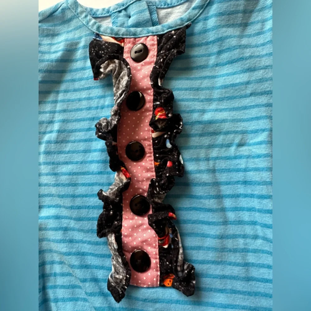 12M Ricrac & Ruffles Mystery Space Romper